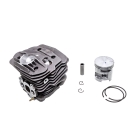 Kompletter Zylinder mit Kolben für Kettensägen Husqvarna 570 575 575XP 51 mm (OEM 537254102)
