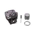 Kompletter Zylinder mit Kolben für Kettensägen Husqvarna 570 575 XP Nikasil 51 mm (OEM 537254102)