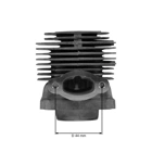 Kompletter Zylinder mit Kolben für Kettensägen OLEO-MAC Oleomac 746T 446BP Efco 8460 8465 42 mm (OEM 61122014F)