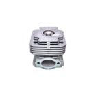 Kompletter Zylinder mit Kolben für Kettensägen OLEO-MAC Oleomac 746T 446BP Efco 8460 8465 42 mm (OEM 61122014F)