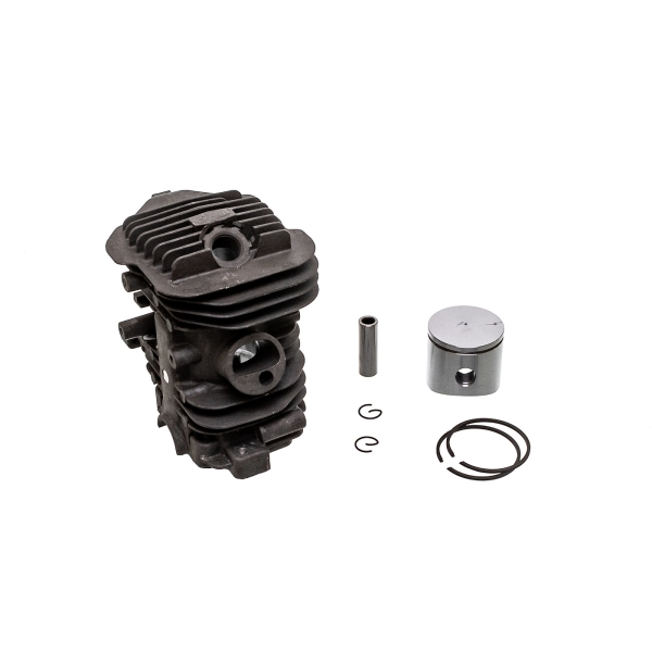 Kompletter Zylinder mit Kolben für Kettensägen OLEO-MAC Oleomac 937 GS370 Efco 137 38 mm (OEM 50182005A)