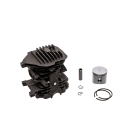 Kompletter Zylinder mit Kolben für Kettensägen OLEO-MAC Oleomac 937 GS370 Efco 137 38 mm (OEM 50182005A)
