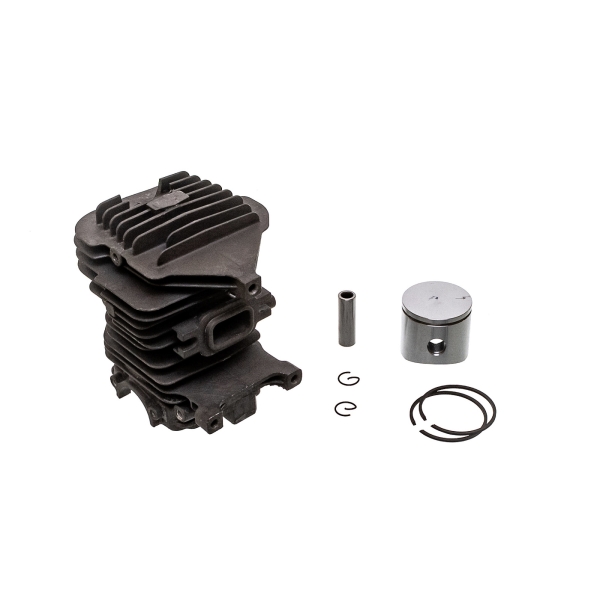 Kompletter Zylinder mit Kolben für Kettensägen OLEO-MAC Oleomac 937 GS370 Efco 137 38 mm (OEM 50182005A)