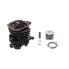 Kompletter Zylinder mit Kolben für Kettensägen OLEO-MAC Oleomac 941 GS410 Efco 141SP 141 SP 40 mm (OEM 50172021)