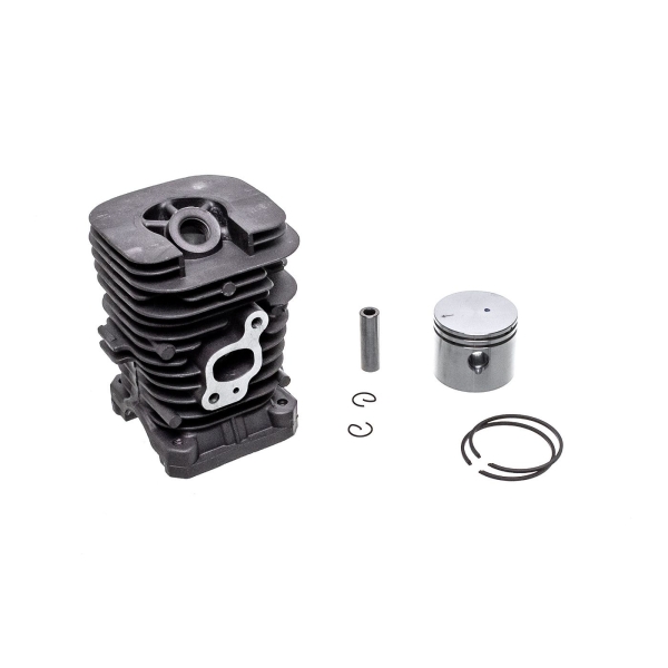 Kompletter Zylinder mit Kolben für Kettensägen Partner 350 351 370 390 420 Poulan 2250 2350 2450 Jonsered 2035 McCulloch Mac Cat 440 41,1 mm (OEM 530069606)
