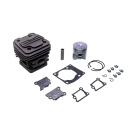 Kompletter Zylinder mit Kolben für Kettensägen Partner P340 S P350 S P360 S 40,5 mm (OEM 583838201 584791401)