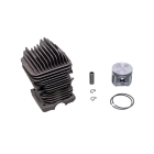 Kompletter Zylinder mit Kolben für Kettensägen Stihl 025 MS250 MS250C Nikasil 42,5 mm (OEM 11230201209 11230201206 11230201202)