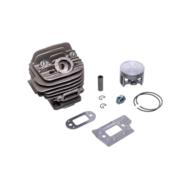 Kompletter Zylinder mit Kolben für Kettensägen Stihl 026 MS260 MS260C Nikasil 44,7 mm (OEM 11210201217 11210201215)