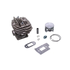 Kompletter Zylinder mit Kolben für Kettensägen Stihl 026 MS260 MS260C Nikasil 44,7 mm (OEM 11210201217 11210201215)
