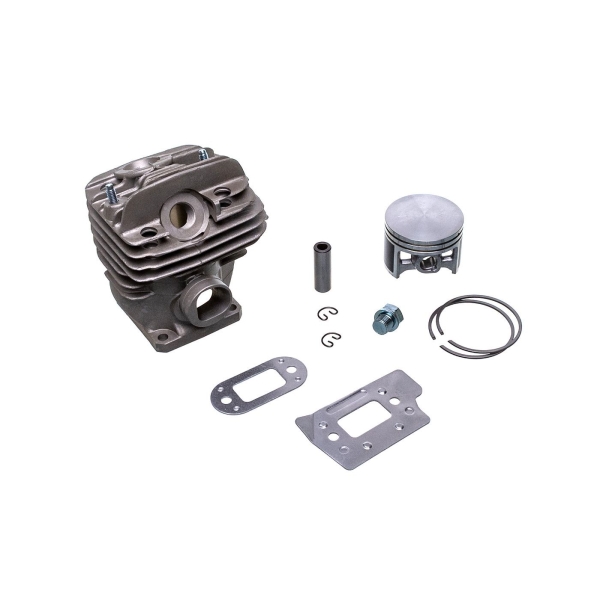 Kompletter Zylinder mit Kolben für Kettensägen Stihl 026 MS260 MS260C Nikasil 44,7 mm (OEM 11210201217 11210201215)