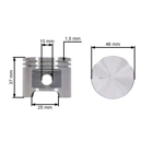 Kompletter Zylinder mit Kolben für Kettensägen Stihl 029 MS290 46 mm (OEM 11270201210)
