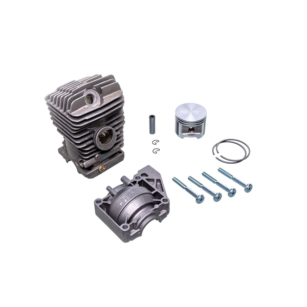Kompletter Zylinder mit Kolben für Kettensägen Stihl 039 MS390 Nikasil 49 mm (OEM 11270201213 11270201211 11270201216)
