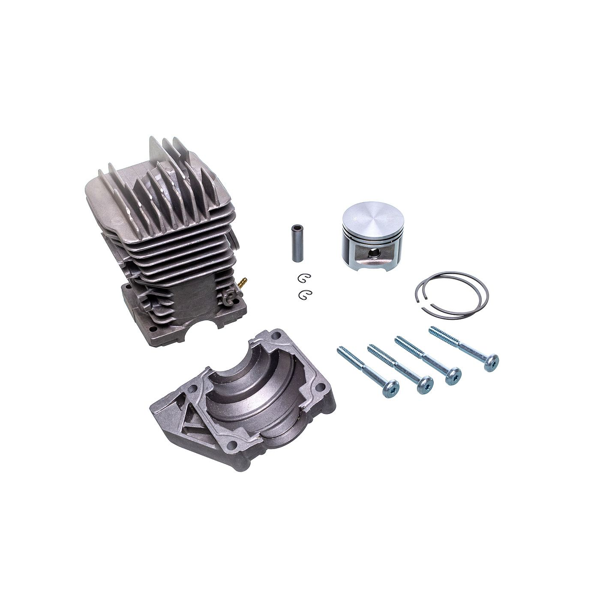Kompletter Zylinder mit Kolben für Kettensägen Stihl 039 MS390 Nikasil 49 mm (OEM 11270201213 11270201211 11270201216)