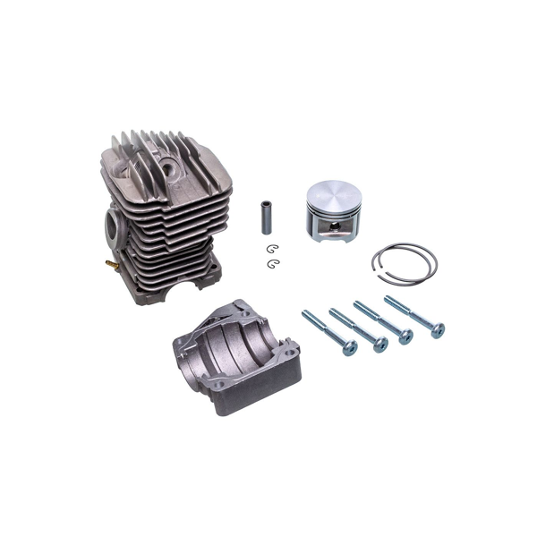 Kompletter Zylinder mit Kolben für Kettensägen Stihl 039 MS390 Nikasil 49 mm (OEM 11270201213 11270201211 11270201216)