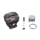 Kompletter Zylinder mit Kolben für Kettensägen Stihl 044 MS440 Nikasil 50 mm (OEM 11280201227 11280201226)