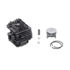 Kompletter Zylinder mit Kolben für Kettensägen Stihl MS200T 40 mm (OEM 11290201202)