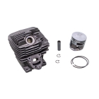 Kompletter Zylinder mit Kolben für Kettensägen Stihl MS261 MS261C Nikasil 44,7 mm (OEM 11410201200)