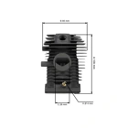 Kompletter Zylinder mit Kolben für Kettensägen Stihl MS270 MS280 46 mm (OEM 11330201203)