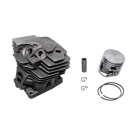 Kompletter Zylinder mit Kolben für Kettensägen Stihl MS362 MS362C Nikasil 47 mm (OEM 11400201200 11400201208)