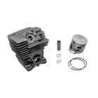 Kompletter Zylinder mit Kolben für Kettensägen Stihl MS362 MS362C Nikasil 47 mm (OEM 11400201200 11400201208)
