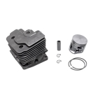 Kompletter Zylinder mit Kolben für Kettensägen Stihl MS362 MS362C Nikasil 47 mm (OEM 11400201200 11400201208)