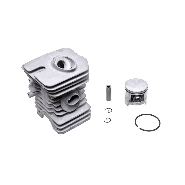 Kompletter Zylinder mit Kolben für Kettensägen und Freischneider Husqvarna 40 45 49 240R 245R Jonsered GR41 GR44 GR50 RS44 2041 2045 2050 40 mm (OEM 506010607)