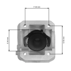 Kompletter Zylinder mit Kolben für Kettensägen und Freischneider Husqvarna 40 45 49 240R 245R Jonsered GR41 GR44 GR50 RS44 2041 2045 2050 40 mm (OEM 506010607)