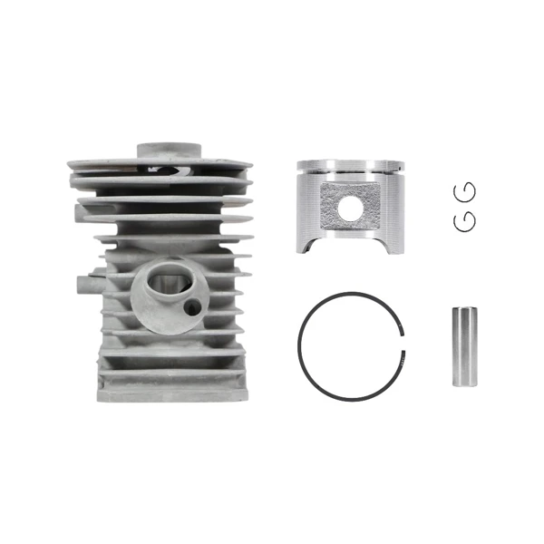 Kompletter Zylinder mit Kolben für Kettensägen und Freischneider Husqvarna 40 45 49 240R 245R Jonsered GR41 GR44 GR50 RS44 2041 2045 2050 42 mm (OEM 503440802)