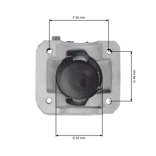 Kompletter Zylinder mit Kolben für Kettensägen und Freischneider Husqvarna 40 45 49 240R 245R Jonsered GR41 GR44 GR50 RS44 2041 2045 2050 42 mm (OEM 503440802)