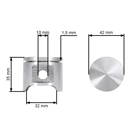Kompletter Zylinder mit Kolben für Kettensägen und Freischneider Husqvarna 40 45 49 240R 245R Jonsered GR41 GR44 GR50 RS44 2041 2045 2050 42 mm (OEM 503440802)