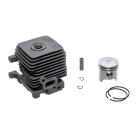 Kompletter Zylinder mit Kolben für Stihl FS38 FS45 FS45C FS45L FS46 FS46C FS55 HL45 SH55 SH85 FC55 HS45 BG45 34mm (OEM 41400201202)