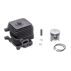 Kompletter Zylinder mit Kolben für  Stihl FS38 FS45 FS45C FS45L FS46 FS46C FS55 HL45 SH55 SH85 FC55 HS45 BG45 34mm (OEM 41400201202)