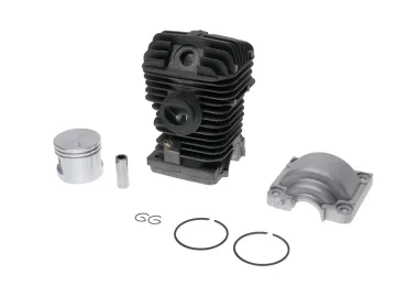 Kompletter Zylinder mit Kolben und Bodendeckel für Kettensägen Stihl 021 MS210 40 mm (OEM 11230201221 11230212500)