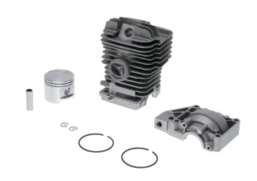 Kompletter Zylinder mit Kolben und unterer Abdeckung für Stihl 029 MS290 46 mm Kettensägen (OEM 11270201210 11270212500)