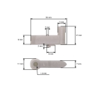 Komplettes Starterschloss-Set mit Abdeckung für Briggs & Stratton Sprint Classic Quattro Motoren Leistung 3,0 PS - 6,0 PS (OEM 281503 281505 492333 692299)