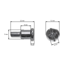 Komplettes Starterschloss-Set mit Abdeckung für Briggs & Stratton Sprint Classic Quattro Motoren Leistung 3,0 PS - 6,0 PS (OEM 281503 281505 492333 692299)