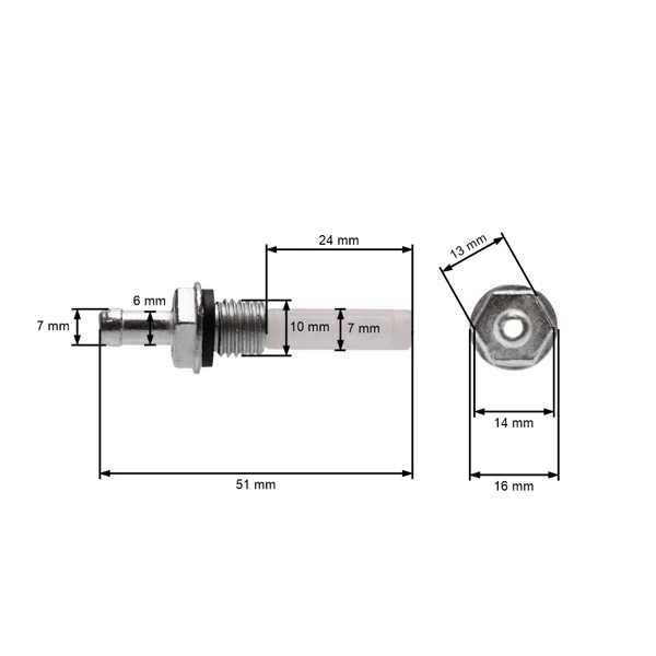 Kraftstoff Tank Benzintank für Honda GX340 GX390 Motoren (OEM 17510-ZE3-010ZA)