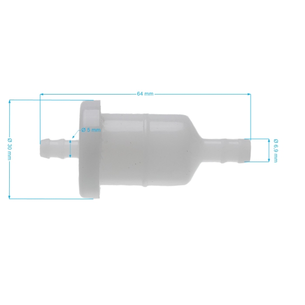 Kraftstofffilter für Honda GX620 GX670 Motoren (OEM 16910-ZE8-015)