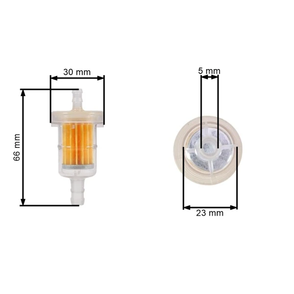 Kraftstofffilter für Honda GX620 GX670 Motoren (OEM 16910-ZE8-015)