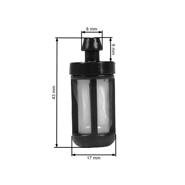 Kraftstofffilter für Stihl 017 018 MS170 MS180 MS181 MS200 MS210 MS250 MS290 MS390 TS350 TS400 TS760 P835 P840 (OEM 00003503500)
