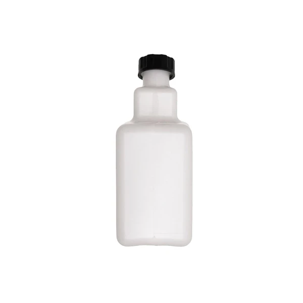 Kunststoffflasche zur Herstellung von Kraftstoffgemisch für Kettensägen, Freischneider und andere Zweitakt-Gartengeräte