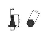 Kupplung für Freischneider Kawasaki TD33 TD40 TD48 TH34 TH43 TH48 TJ35E TJ45E Tanaka 328 (OEM 49049-2075 49049-2053 311703-3552-00)