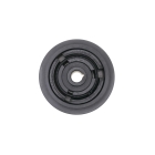 Kupplung für Motorhacken Außendurchmesser 128 mm x Lochdurchmesser 19 mm auf 2 Keilriemen 13 mm