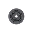 Kupplung für Motorhacken Außendurchmesser 128 mm x Lochdurchmesser 19 mm auf 2 Keilriemen 13 mm