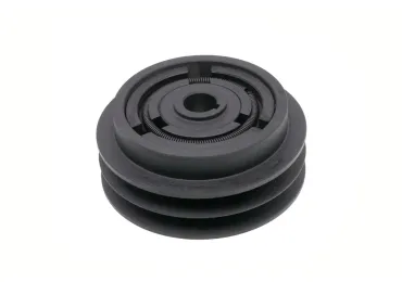 Kupplung für Motorhacken Außendurchmesser 128 mm x Lochdurchmesser 20 mm auf 2 Keilriemen 13 mm