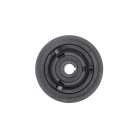 Kupplung für Motorhacken Außendurchmesser 128 mm x Lochdurchmesser 20 mm auf 2 Keilriemen 13 mm
