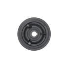 Kupplung für Motorhacken Außendurchmesser 128 mm x Lochdurchmesser 20 mm auf 2 Keilriemen 13 mm