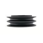 Kupplung für Motorhacken Außendurchmesser 148 mm x Lochdurchmesser 25,4 mm auf 2 Keilriemen 17 mm
