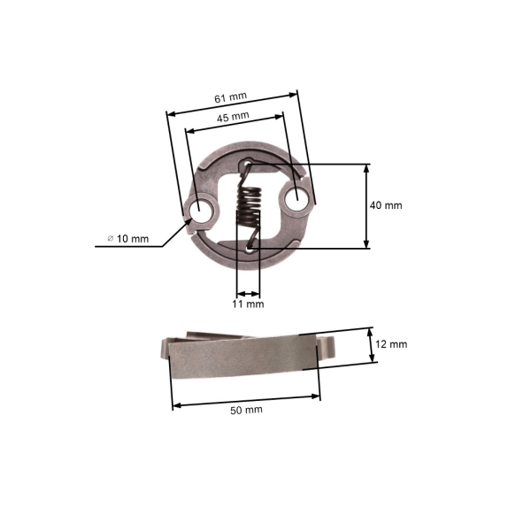 Kupplung für Stihl FS160 FS180 FS220 FS280 FS290 Freischneider (OEM 41191602001)
