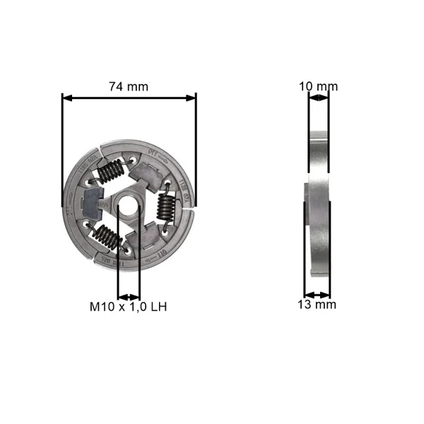 Kupplung für Trennsägen Stihl TS400 TS410 TS420 (OEM 11251602005)